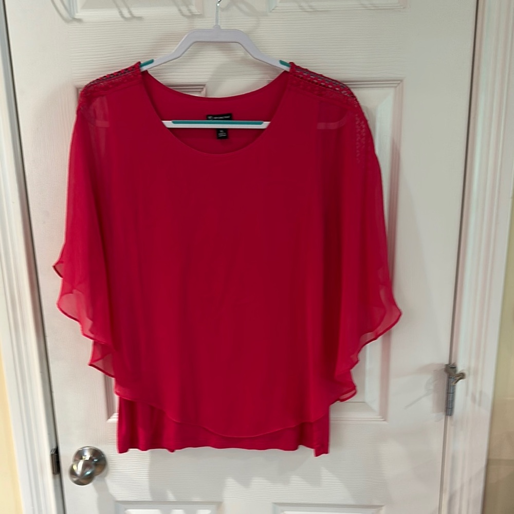 New Directions Elegant Hot Pink  Women's Top